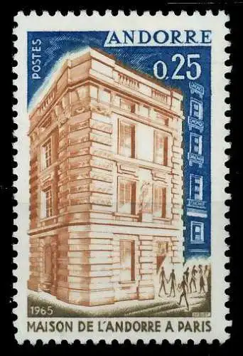 ANDORRA (FRANZ. POST) 1965 Nr 194 postfrisch SB0EE7E
