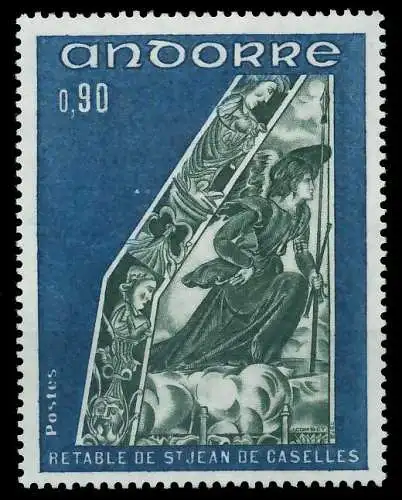 ANDORRA (FRANZ. POST) 1972 Nr 244 postfrisch 08913A