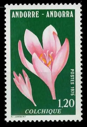 ANDORRA (FRANZ. POST) 1975 Nr 268 postfrisch 089302