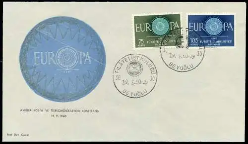 TÜRKEI 1960 Nr 1774-1775 BRIEF FDC 0894D6