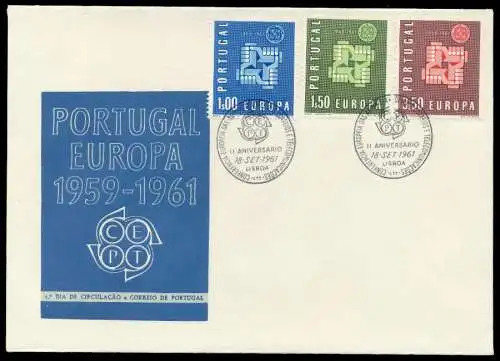 PORTUGAL 1961 Nr 907-909 BRIEF FDC 089502