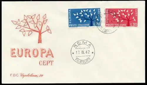ITALIEN 1962 Nr 1129-1130 BRIEF FDC 089532
