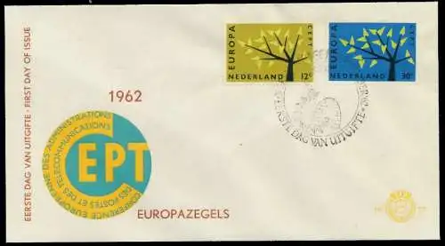 NIEDERLANDE 1962 Nr 782-783 BRIEF FDC 08955A