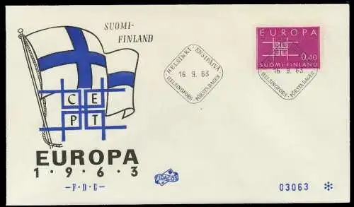 FINNLAND 1963 Nr 576 BRIEF FDC 08959E