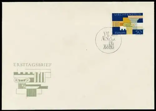 LIECHTENSTEIN 1963 Nr 431 BRIEF FDC 0895B2