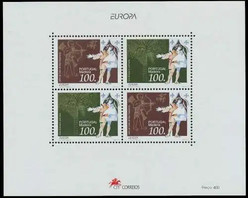 MADEIRA Block 14 postfrisch 08E94A