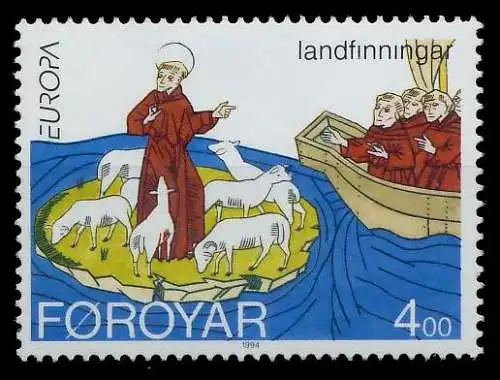 FÄRÖER 1994 Nr 260II postfrisch 08EA1E