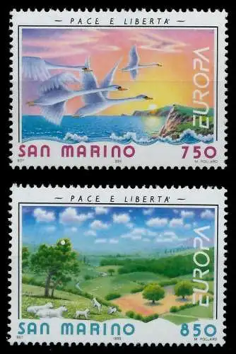 SAN MARINO 1994 Nr 1607-1608 postfrisch 08ECC2