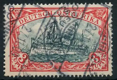 DEUTSCH-OSTAFRIKA DOA Nr 21b gestempelt gepr. 093E1A