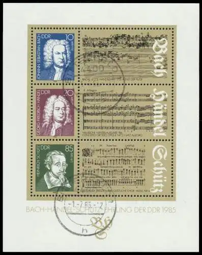 DDR BLOCK KLEINBOGEN Block 81 gestempelt 09AFEA