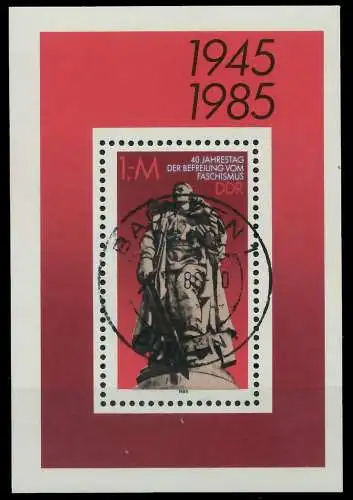 DDR BLOCK KLEINBOGEN Block 82 gestempelt 09B062