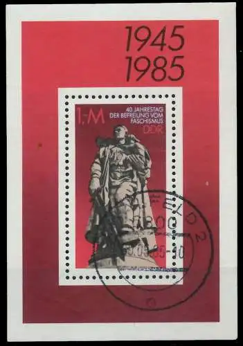 DDR BLOCK KLEINBOGEN Block 82 gestempelt 09B072