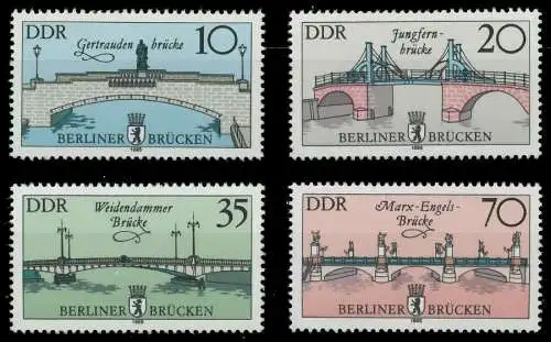 DDR 1985 Nr 2972I-2975I postfrisch SB2C1BE