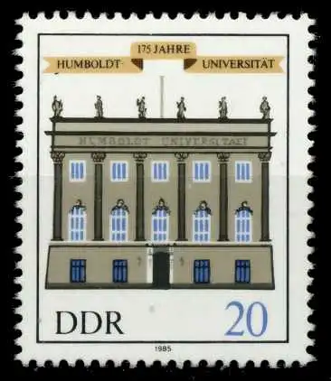 DDR 1985 Nr 2980 postfrisch SB2C23E