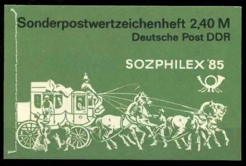 DDR MARKENHEFTCHEN Nr MH08 postfrisch MH SB2C34A