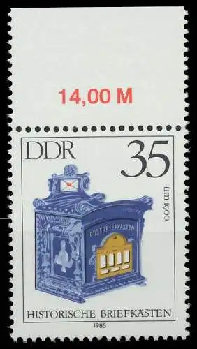 DDR 1985 Nr 2926 postfrisch ORA 0A1476