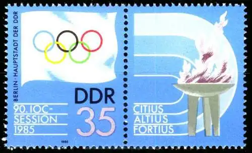 DDR ZUSAMMENDRUCK Nr WZd635 postfrisch WAAGR PAAR SB2C442