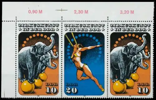 DDR ZUSAMMENDRUCK Nr WZd 646 postfrisch 3ER STR ECKE-OL 0A1966