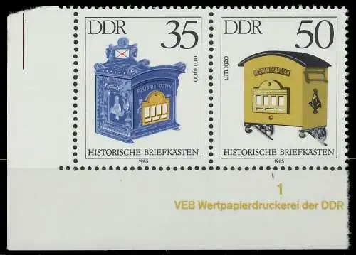 DDR ZUSAMMENDRUCK Nr WZd 621 postfrisch WAAGR PAAR ECKE 0A1B36