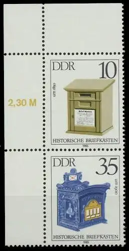 DDR ZUSAMMENDRUCK Nr SZd 280 postfrisch SENKR PAAR ECKE 0A1BE6