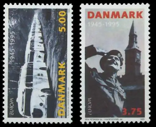 DÄNEMARK 1995 Nr 1100-1101 postfrisch 0A71C6