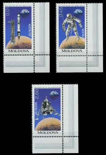 MOLDAWIEN Nr 106-108 postfrisch ECKE-URE 0A9E0E