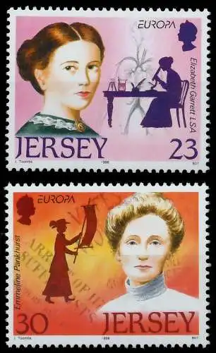 JERSEY 1996 Nr 735-736 postfrisch 0AEFDA