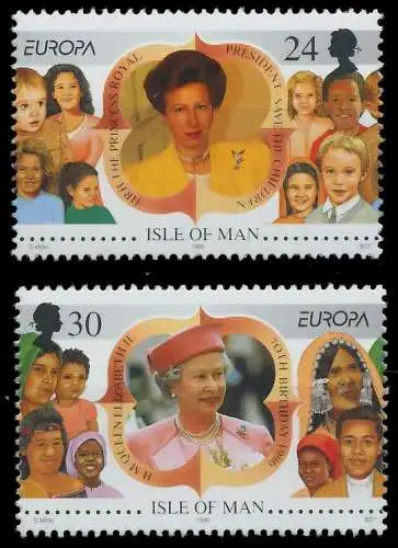 ISLE OF MAN 1996 Nr 674-675 postfrisch 0AEFF2