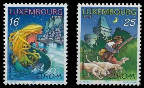 LUXEMBURG 1997 Nr 1418-1419 postfrisch 0B26AE