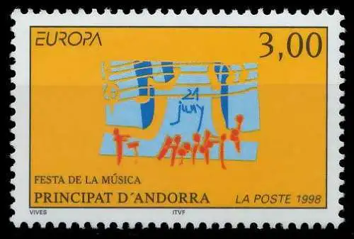 ANDORRA (FRANZ. POST) 1998 Nr 525 postfrisch 0B4A0A