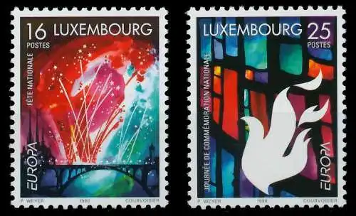 LUXEMBURG 1998 Nr 1451-1452 postfrisch 0B4AAA