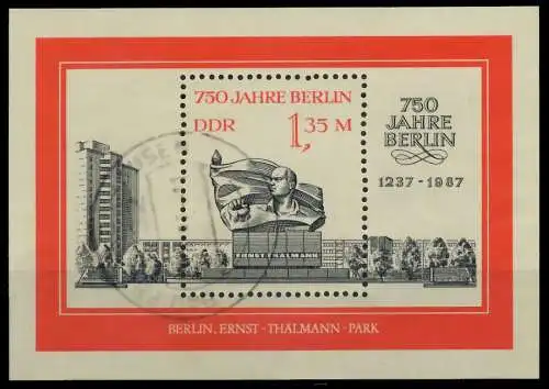 DDR BLOCK KLEINBOGEN Block 89 gestempelt 0B4CB6