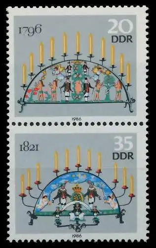 DDR ZUSAMMENDRUCK Nr SZd329 postfrisch SENKR PAAR 0B4D9E