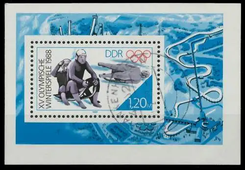 DDR BLOCK KLEINBOGEN Block 90 gestempelt 0B4DDA