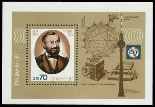 DDR BLOCK KLEINBOGEN Block 101 postfrisch SB48612