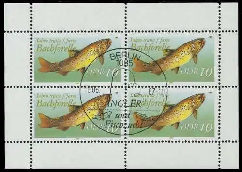 DDR BLOCK KLEINBOGEN Nr 3096Iv ESST KLEINBG 0B4FFA