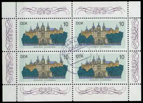 DDR BLOCK KLEINBOGEN Nr 3032 zentrisch gestempelt KLEINBG 0B4FFE