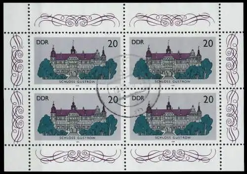 DDR BLOCK KLEINBOGEN Nr 3033 zentrisch gestempelt KLEINBG 0B5002