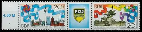 DDR ZUSAMMENDRUCK Nr WZd796 postfrisch 3ER STR SRA 0BB18E