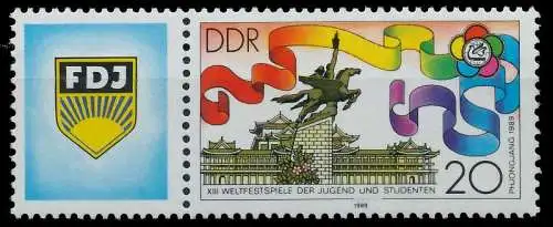 DDR ZUSAMMENDRUCK Nr WZd797 postfrisch WAAGR PAAR SB488D2