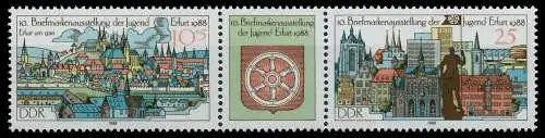 DDR ZUSAMMENDRUCK Nr WZd748 postfrisch 3ER STR SB4E27E