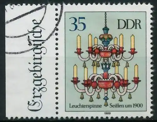DDR 1989 Nr 3292 gestempelt 0BFC56