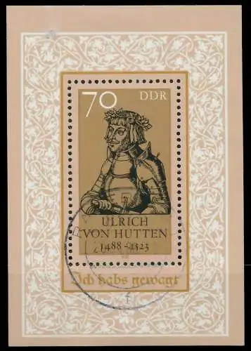 DDR BLOCK KLEINBOGEN Block 93 zentrisch gestempelt 0C5136