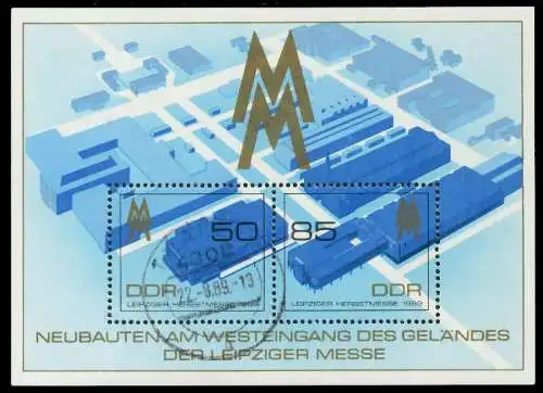 DDR BLOCK KLEINBOGEN Block 99 gestempelt 0C5142