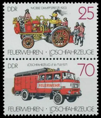 DDR ZUSAMMENDRUCK Nr SZd344 postfrisch SENKR PAAR SB5A402