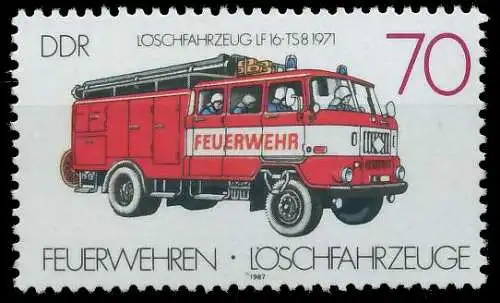 DDR 1987 Nr 3104 postfrisch SB5A4AA