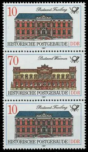 DDR ZUSAMMENDRUCK Nr SZd333 postfrisch 3ER STR SB61DEA