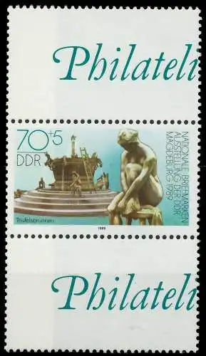 DDR ZUSAMMENDRUCK Nr ZF+3266+ZF postfrisch 3ER STR 0CC1AA