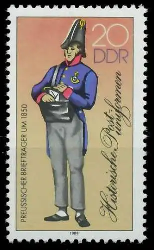 DDR 1986 Nr 2998II postfrisch SB6211E
