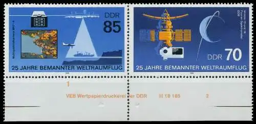 DDR ZUSAMMENDRUCK Nr WZd674 DV WPD2 postfrisch WAAGR PA 0CC3C2